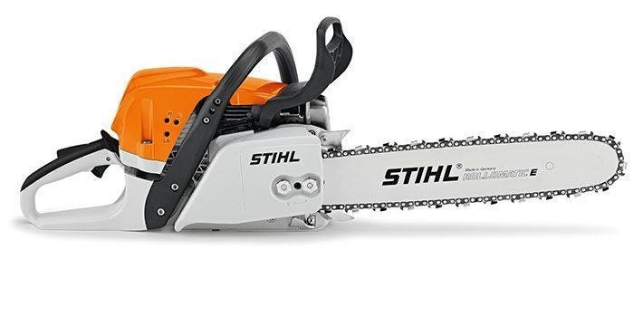 STIHL MS 391 avec un guide Rollo E